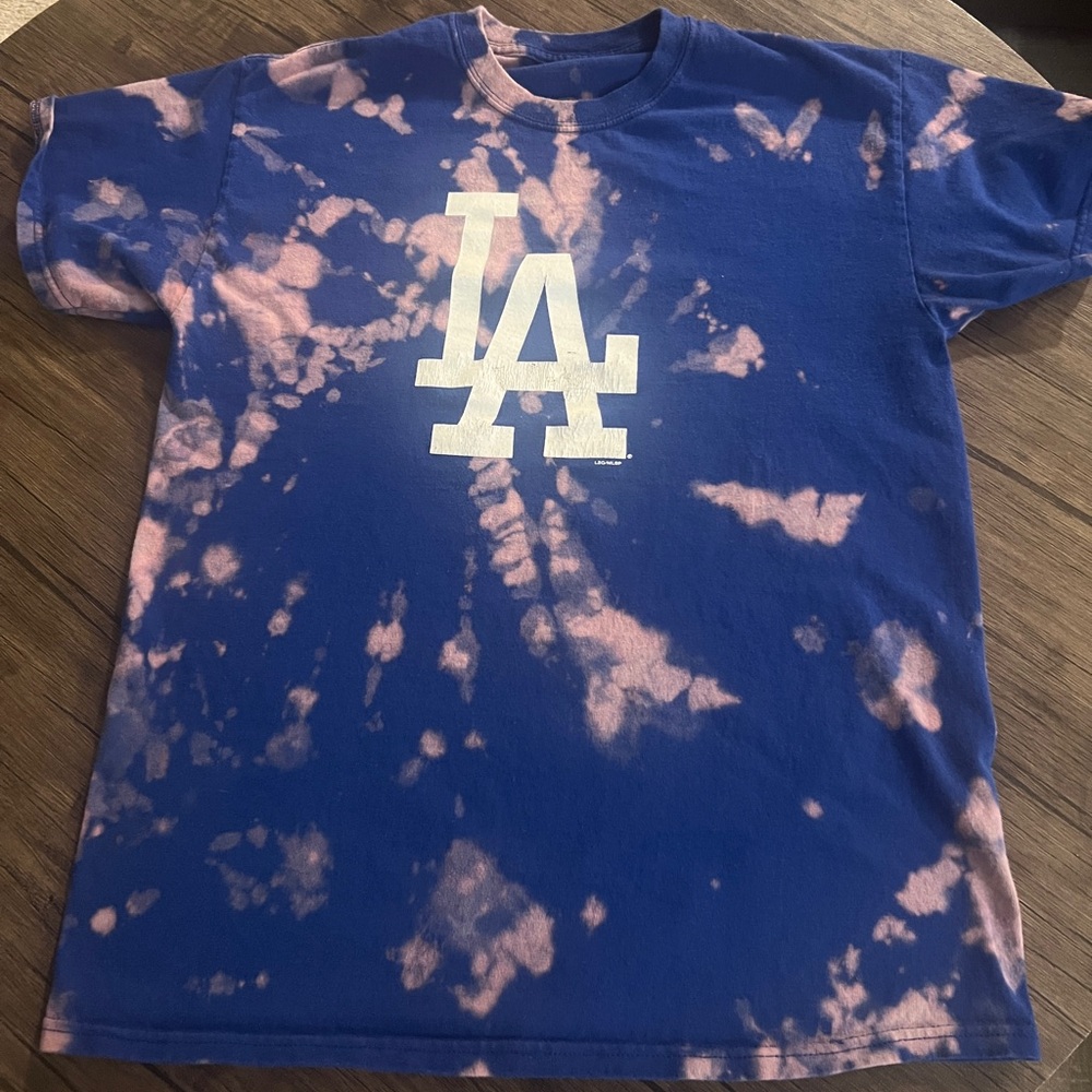 LA Dodgers MLB Tie-Dye Tee Vintage Style